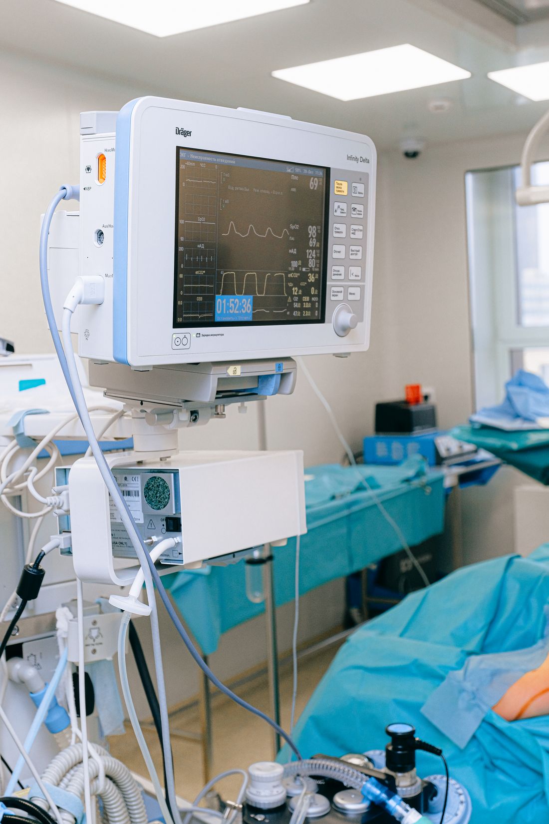Hospital medical monitoring equipment